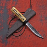 Средний якутский нож Х12МФ СТ22